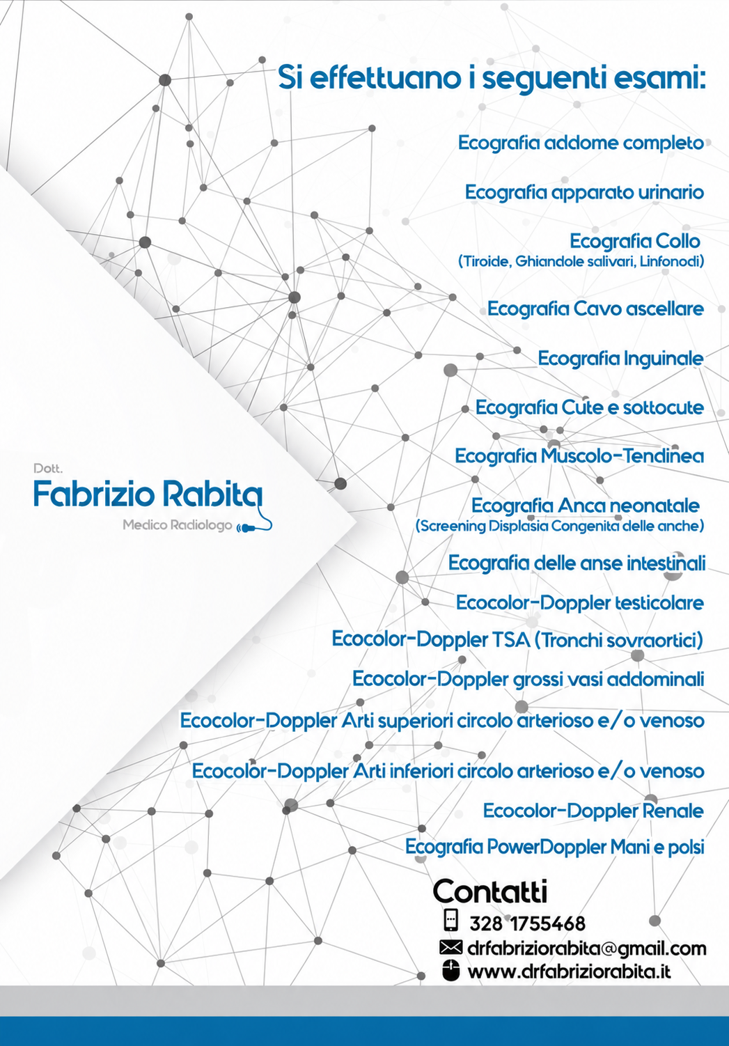 Prestazioni ecografiche Dott. Fabrizio Rabita